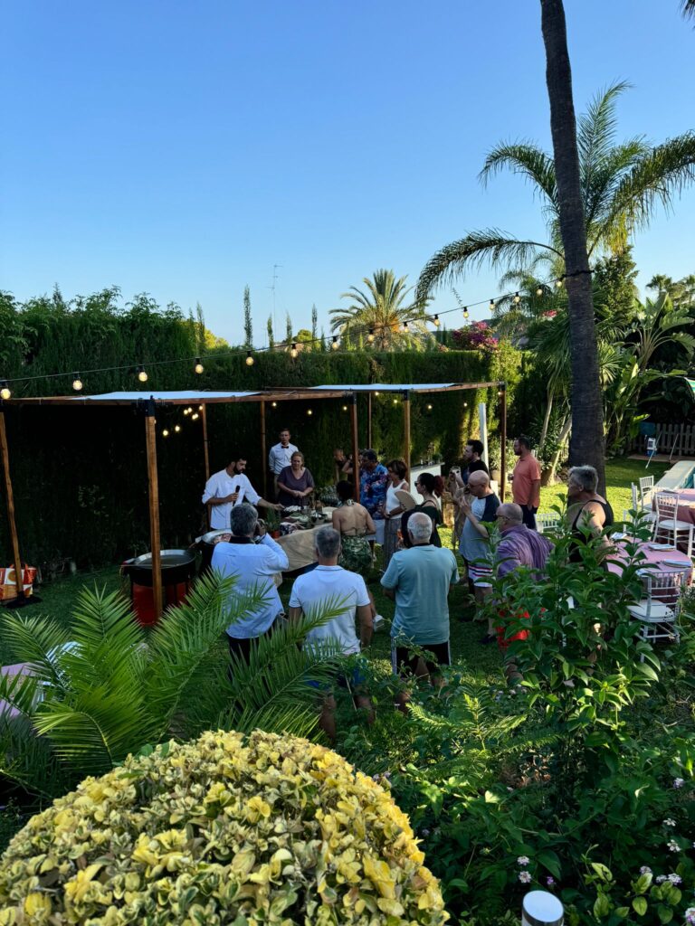 Xef Nomada Julian Mascarell en un showcooking